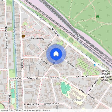 ul. Ludwisarska 9, Gocławek, Praga-Południe, Warszawa, mazowieckie