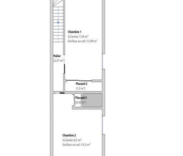 Appartement à louer 3 pièces 63.19m² - Photo 3