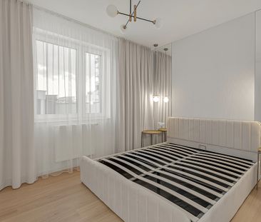 2 pokoje + salon z kuchnią, balkon, 68,25m². - Фото 5