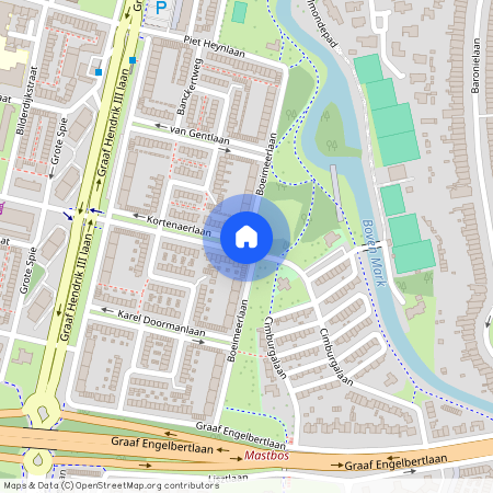 Boeimeer, 4819 BG, Boeimeerlaan, Breda