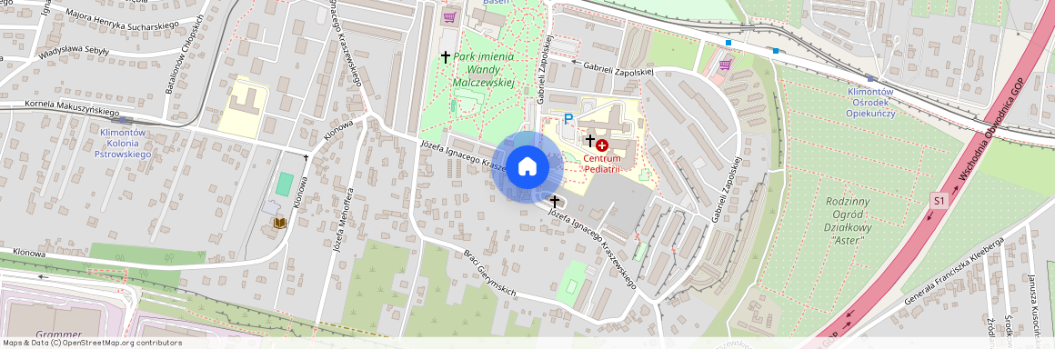 ul. Józefa Ignacego Kraszewskiego, Klimontów, Sosnowiec, śląskie