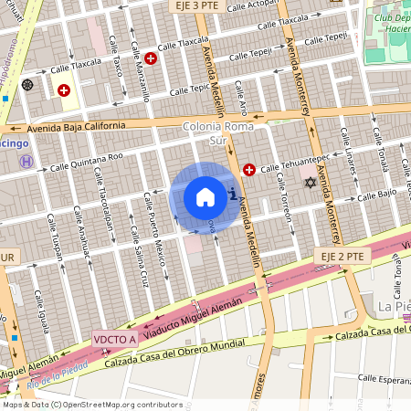 Calle Monclova, Roma Sur, 06760 Mexico City, CMX, Mexico