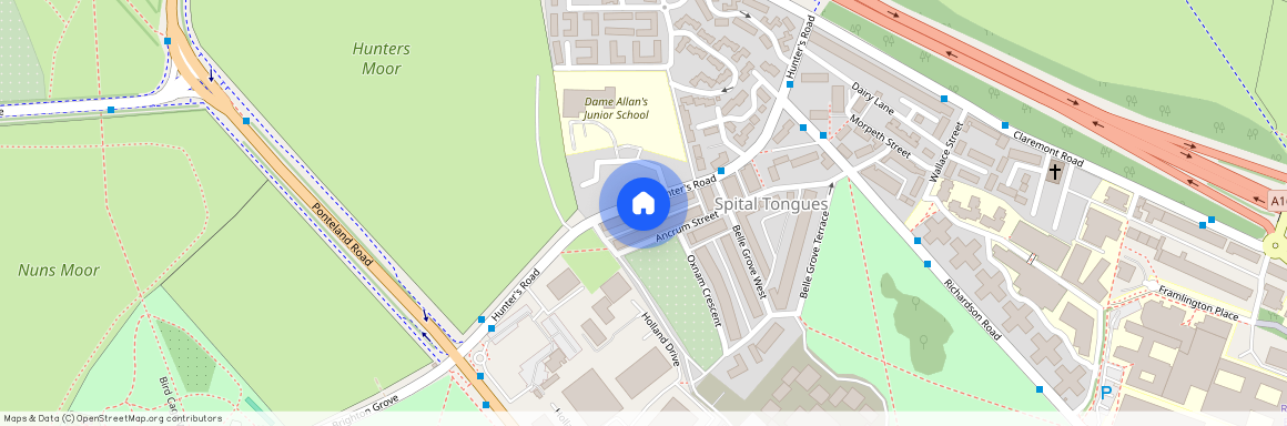 Huntsmoor House, Spital Tongues, NE2