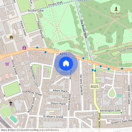 Prince of Wales Terrace, Kensington, London, W8