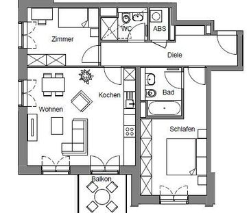 Ihr neues Zuhause: günstig geschnittene 2,5-Zimmer-Wohnung - Photo 6