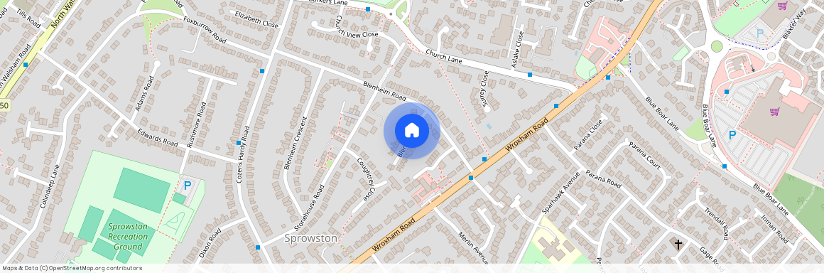 Blenheim Close, Sprowston