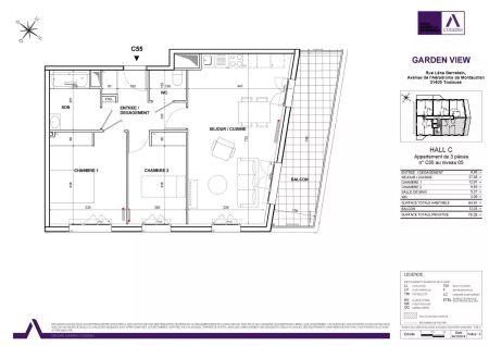 location Appartement T3 DE 64.8m² À TOULOUSE - Photo 2