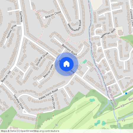 Rednal Hill Lane, Birmingham, B45