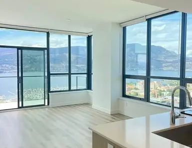 Amazing 2Bed 2Bath With Water Views Brand New Bertram Building | 3010 - 1488 Bertram Street, Kelowna - Photo 1