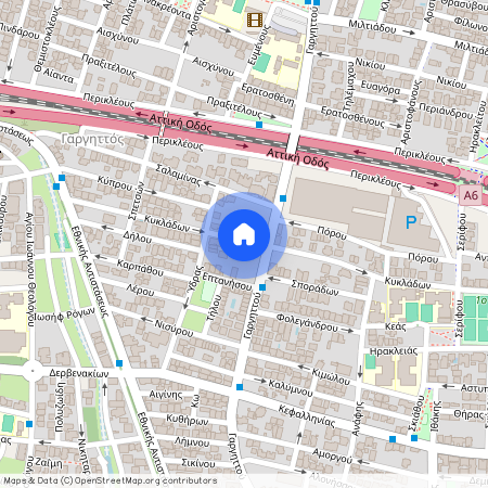 Κυκλάδων 40, 153 44, Γέρακας (153 44), Κέντρο (Γέρακας)