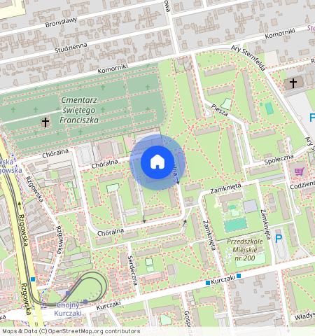 Łódź Górna, Chóralna