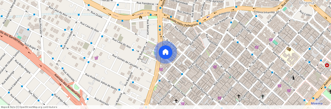 Avenida Rouxinol, 55 - Moema, São Paulo - SP