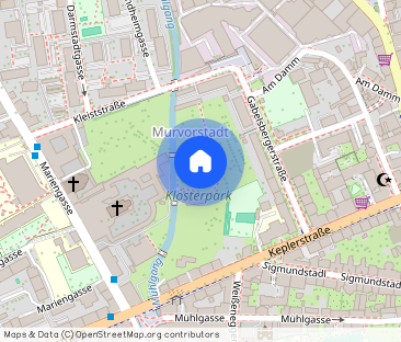 Schöne 2-Zimmer-Erdgeschoßwohnung mitten in Lend mit Terrasse und T... - Photo 1