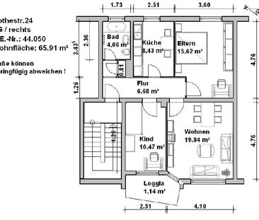 3-Zimmer-Wohnung mit Balkon! - Foto 3