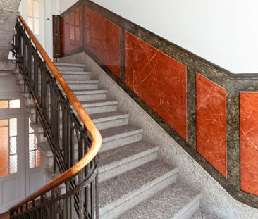 3.5-Zimmer-Wohnung mit Stuckaturdecken nähe Schaffhauserplatz - Foto 3