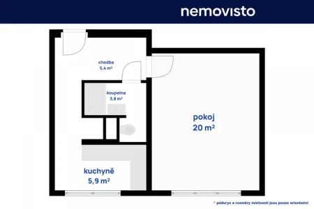 Pronájem, moderní byt 1+1, Ostrava - Výškovice, ul. Na Výspě, 40 m - Photo 2