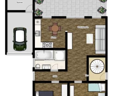 Moderne Erdgeschosswohnung mit Garten in ruhiger Lage - Photo 5