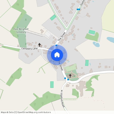 The Street, East Bergholt