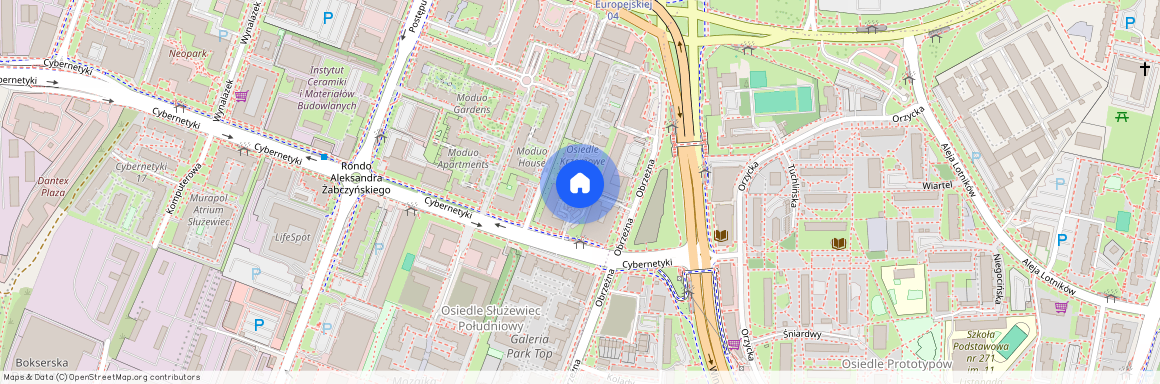 ul. Cybernetyki 2h, Służewiec, Mokotów, Warszawa, mazowieckie