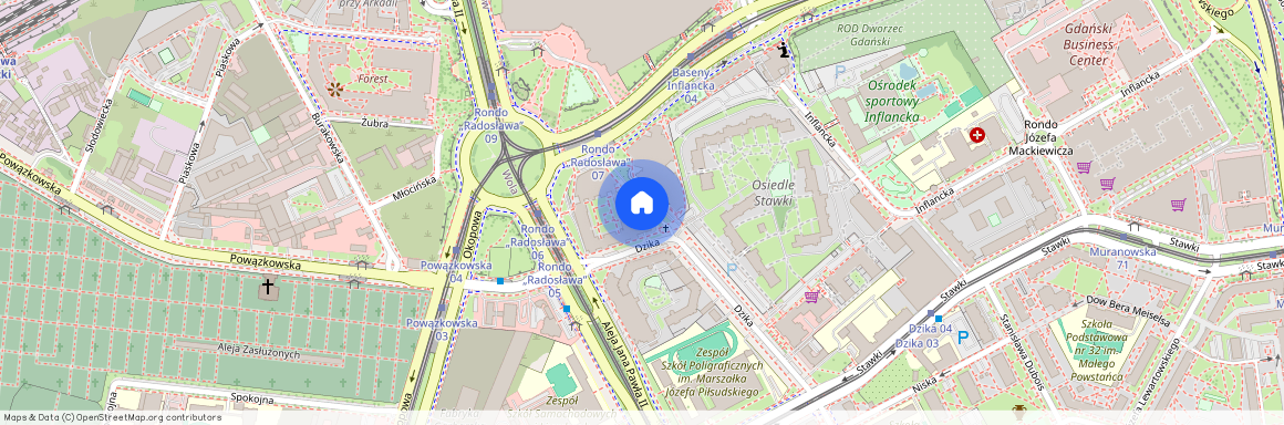 Aleja Jana Pawła II, Muranów, Śródmieście, Warszawa, mazowieckie