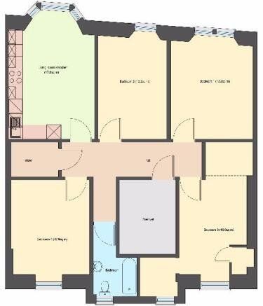 4 bedroom apartment to rent - Photo 2