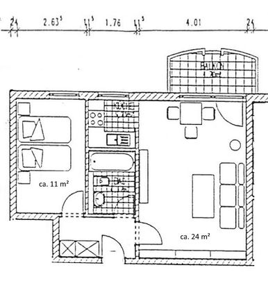 Neubau mit Balkon - ruhig & grün! - Foto 1