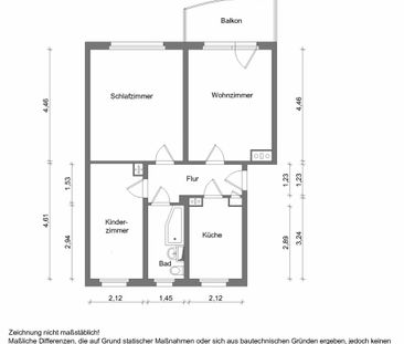 3-Raumwohnung in sehr schöner Lage zu vermieten - Photo 2