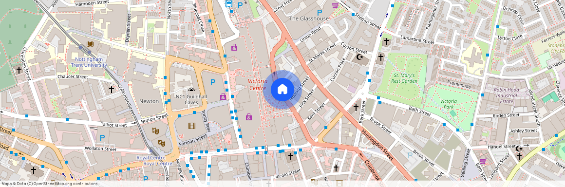 Glasshouse Street, Nottingham NG1