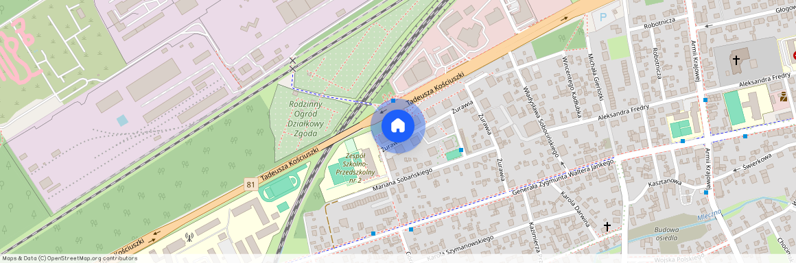 ul. Żurawia, Piotrowice-Ochojec, Katowice, śląskie