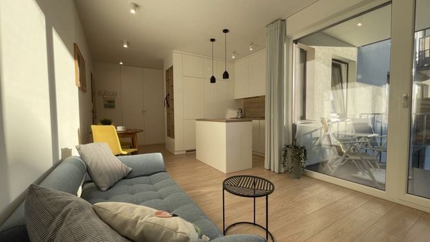 Nowoczesne 2-pokojowe mieszkanie z dużą loggią 40.13 m² - Photo 1