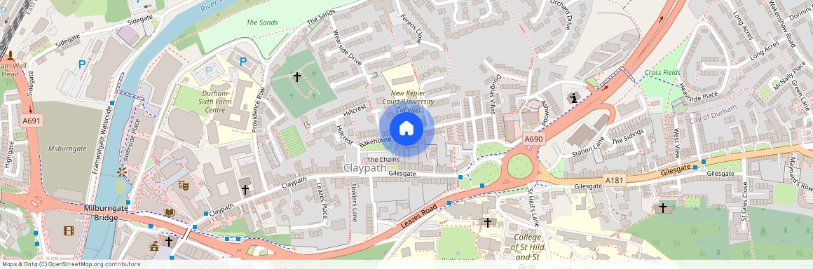 Kepier Terrace, Durham, County Durham, DH1