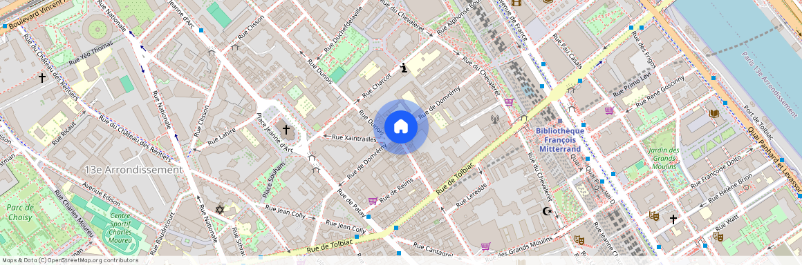 Building Rue de Domrémy - checkmyguest - 1350652, Rue de Domrémy, Paris