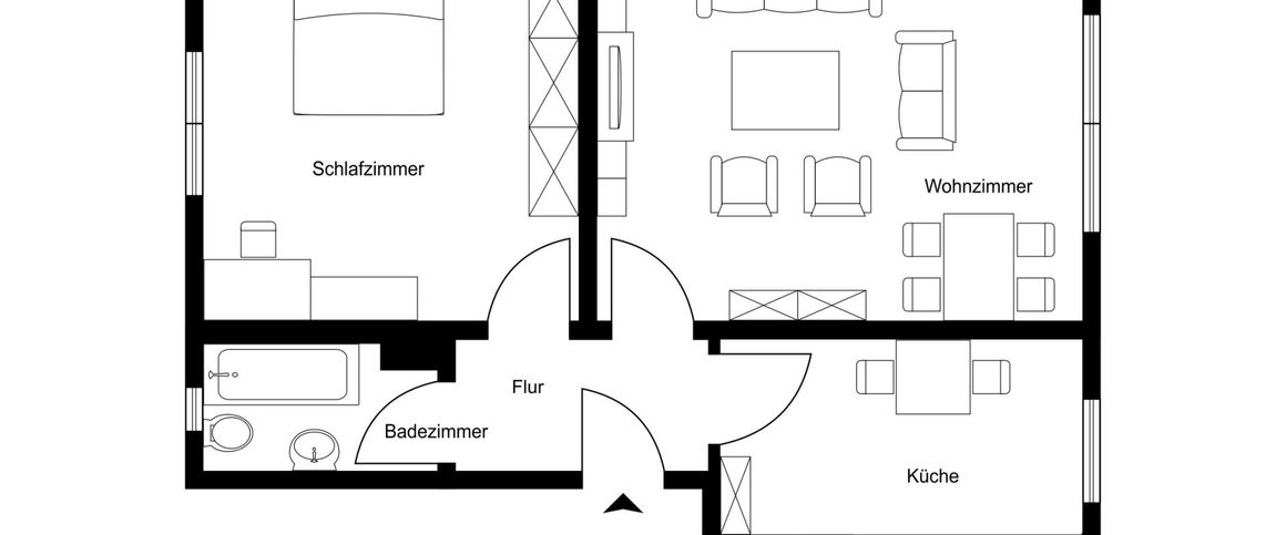 SEMMELHAACK: Erstbezug! Sanierte 2-Zimmer Wohnung in Braunschweig! - Photo 1