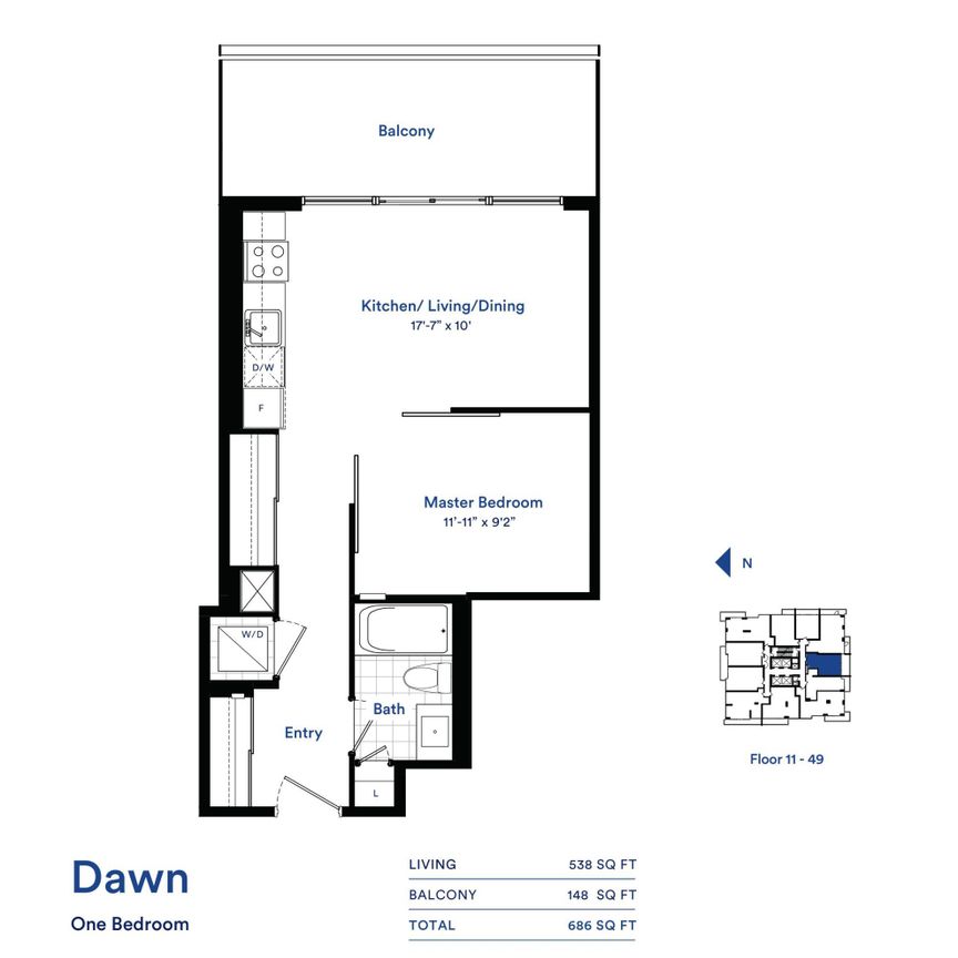 For Lease - 430 Square One Drive Unit# 2104, Mississauga, Ontario - Photo 1