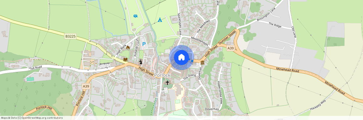 High Street, Porlock, Minehead, Somerset, TA24