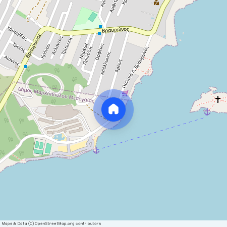 Λεωφόρος Παλαιά Βραυρώνος 4, 190 03 Αρτέμιδα, Ποριά (Μαρκόπουλο)