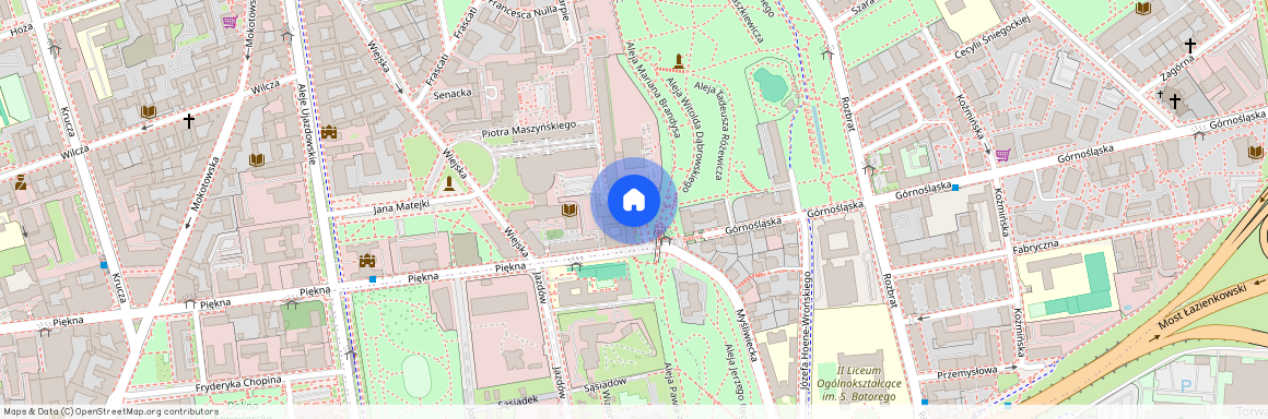 Górnośląska, Warszawa, Śródmieście, Śródmieście Południowe