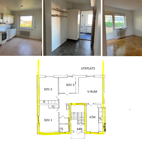 4 rok, Bangatan 14B, Motala - Foto 2