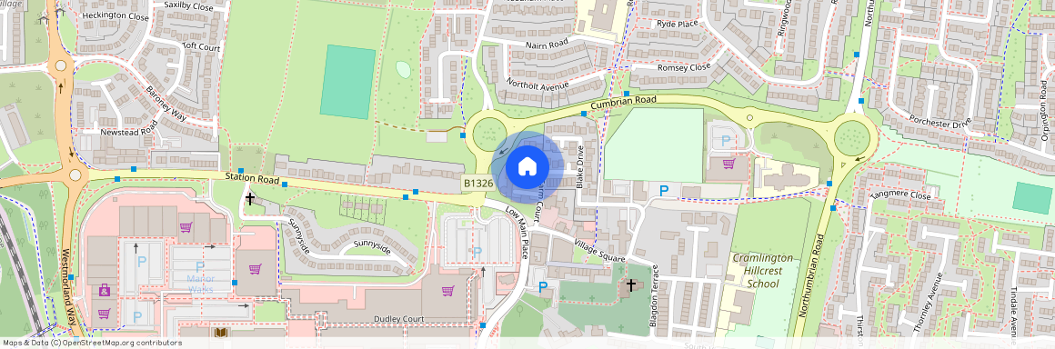 West Farm Court, Cramlington Village, Cramlington