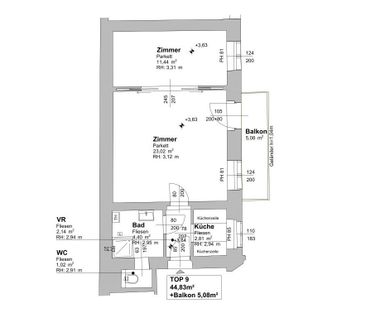 Unbefristete Wohnung mit Balkon in Hoflage - Photo 3