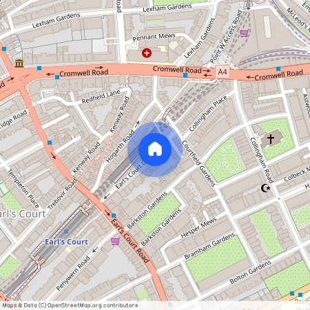 Earls Court Gardens, London, Earls Court, SW5