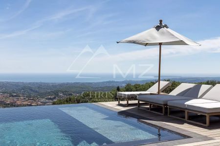 VENCE - Magnifique villa neuve contemporaine vue mer - Photo 2