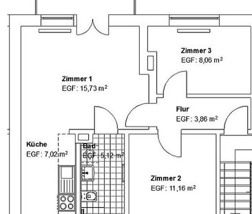 Charmante 3 ZKB mit Balkon! - Foto 2