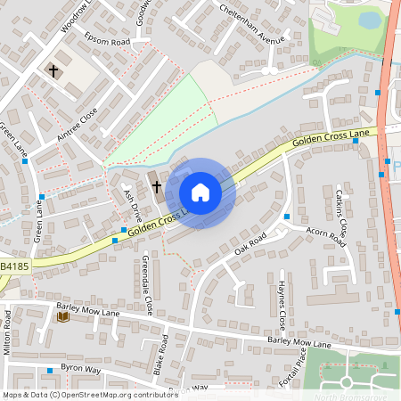 Golden Cross Lane, Bromsgrove B61