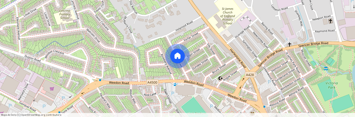 Glasgow Street, St James, Northampton