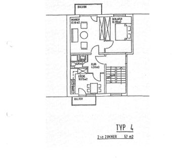 "grosszügige 2.5-Zimmer-Wohnung mit Balkon an ruhiger Lage" - Foto 5