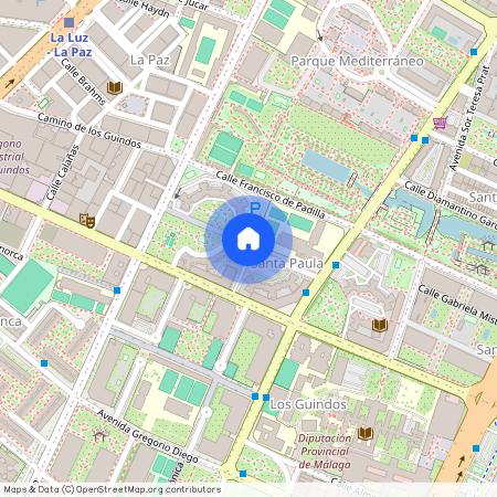 Los Guindos - Parque Mediterráneo - Santa Paula, Málaga