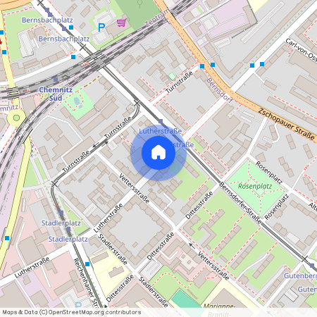 Lutherstraße 54, 09126 Chemnitz, Sachsen