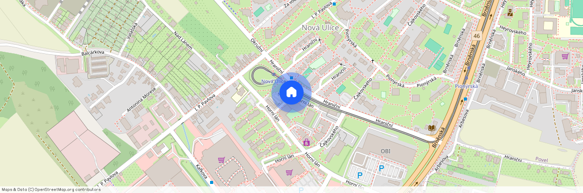 Horní lán, Olomouc - Nová Ulice