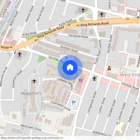 1 Bed – First Floor Flat – Regency Court, Hinckley Road, Leicester, LE3 0TR. £795 PCM.